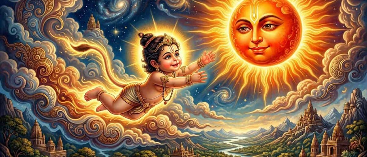 हनुमान जी की वो कहानी जो आपने कभी नहीं सुनी — जब उन्होंने सूर्य को निगल लिया