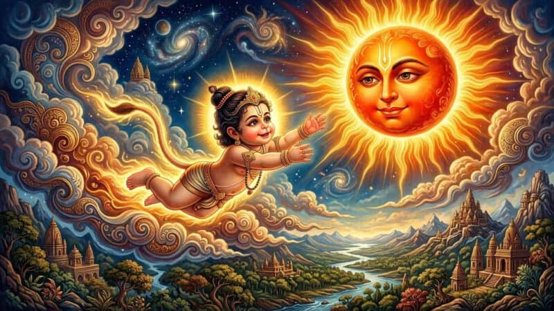 हनुमान जी की वो कहानी जो आपने कभी नहीं सुनी — जब उन्होंने सूर्य को निगल लिया