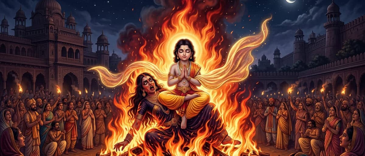 प्रह्लाद और होलिका — एक बच्चे की आस्था ने कैसे जलाया राक्षस को