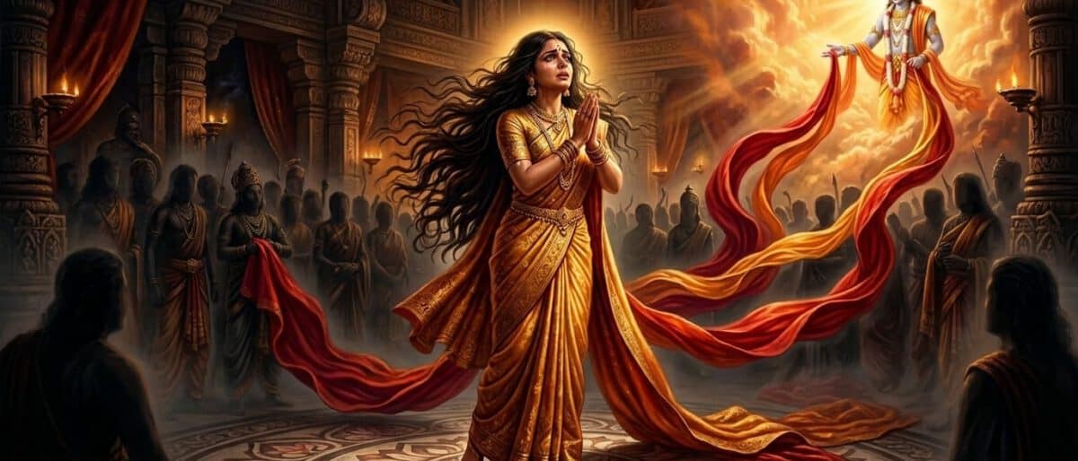 द्रौपदी की कहानी — अग्नि से जन्मी, अपमान से जागी नारी