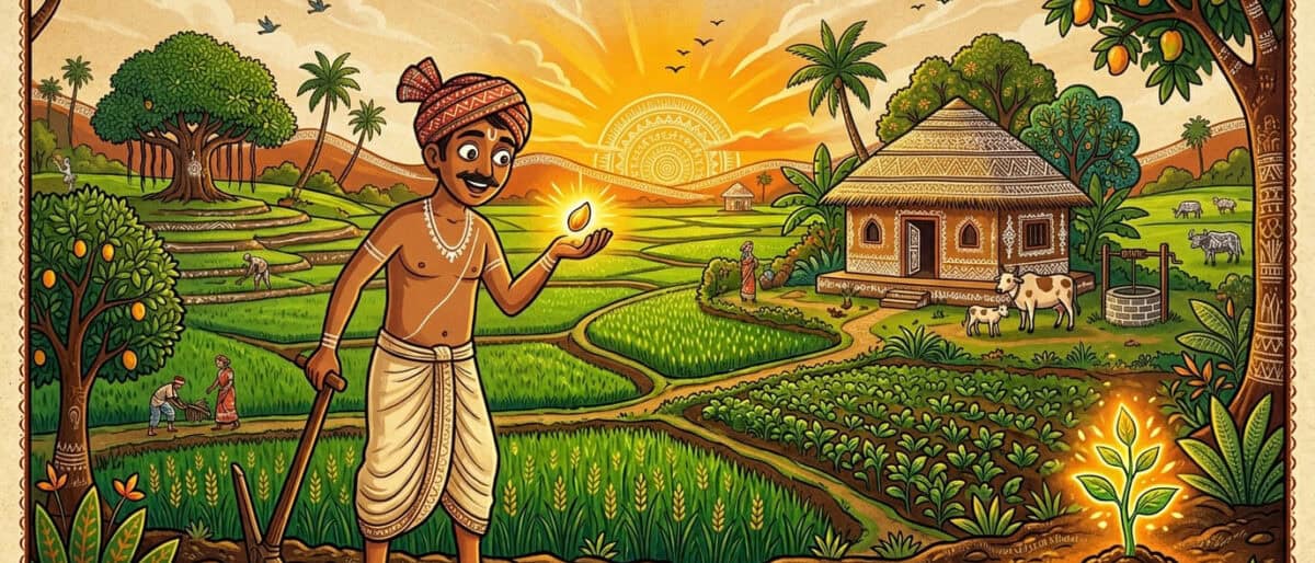 जादुई बीज: एक लालची किसान और सच्ची मेहनत की कहानी