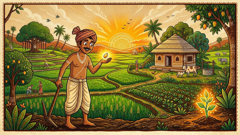 जादुई बीज: एक लालची किसान और सच्ची मेहनत की कहानी