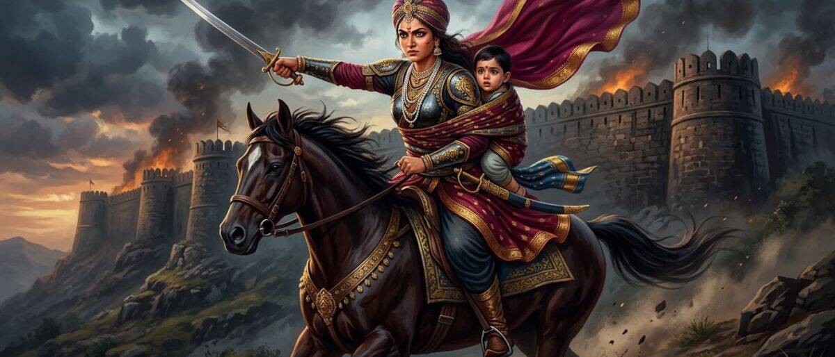 रानी लक्ष्मीबाई की कहानी — जब एक स्त्री ने पूरी अंग्रेज़ी हुकूमत को हिला दिया