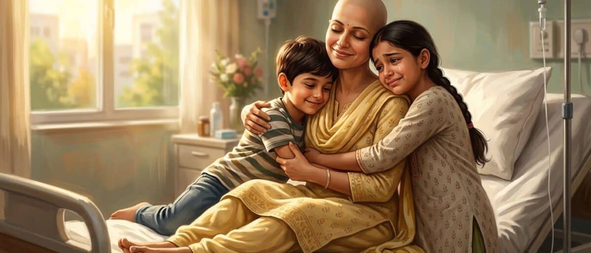 माँ की कहानी — एक Cancer Survivor माँ ने अपने बच्चों के लिए कैसे जीती ज़िंदगी की जंग
