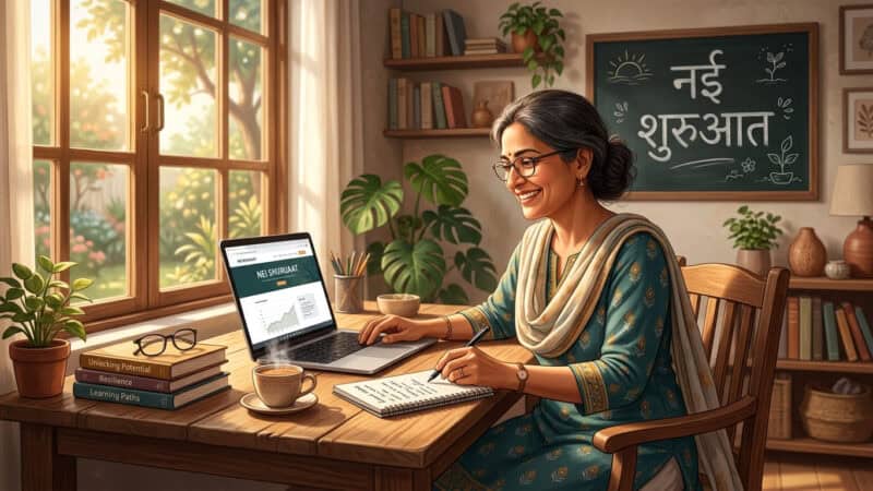 40 के बाद भी ज़िंदगी है: एक महिला की नई शुरुआत की कहानी