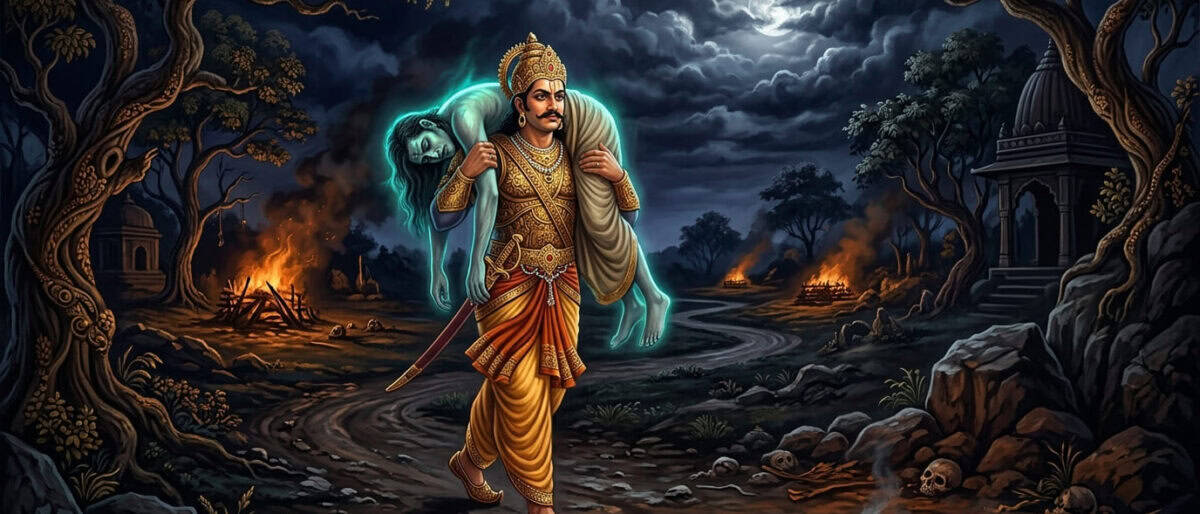 विक्रम और बेताल की पहली कहानी — जब बुद्धि ने जीती वो जंग जो तलवार नहीं जीत सकती थी