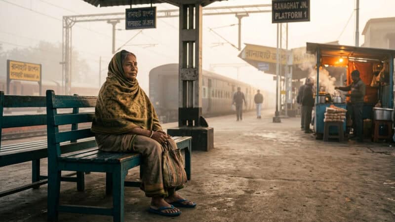 स्टेशन पर एक सुबह — रानू मंडल की वो कहानी जो किसी ने नहीं सुनाई