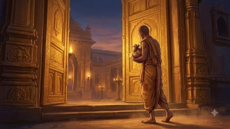 कृष्ण सुदामा की मित्रता की कहानी: फाटक पर रुका वो एक पल