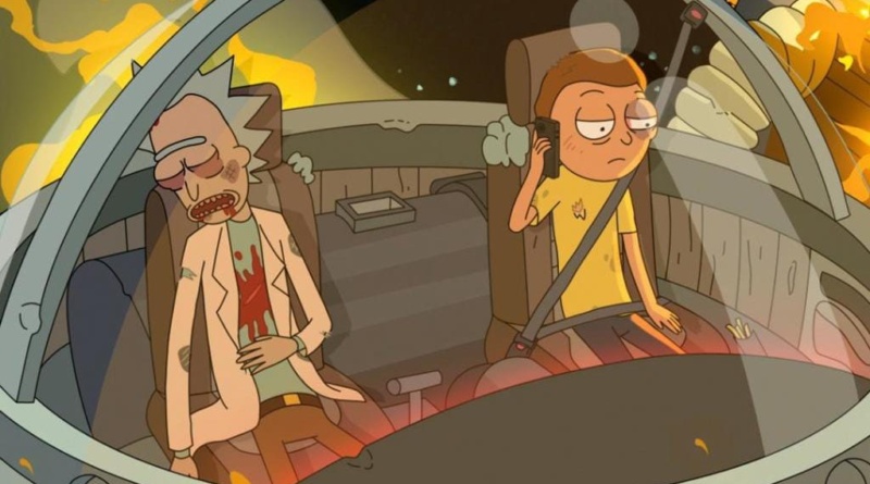 Rick and Morty season five banner