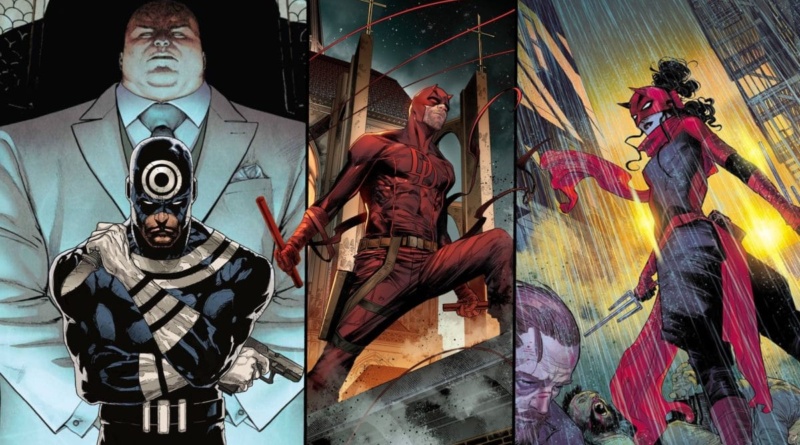 kingpin, bullseye, daredevil, electra
