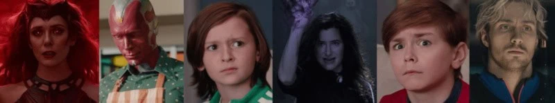 WandaVision and MCU cast