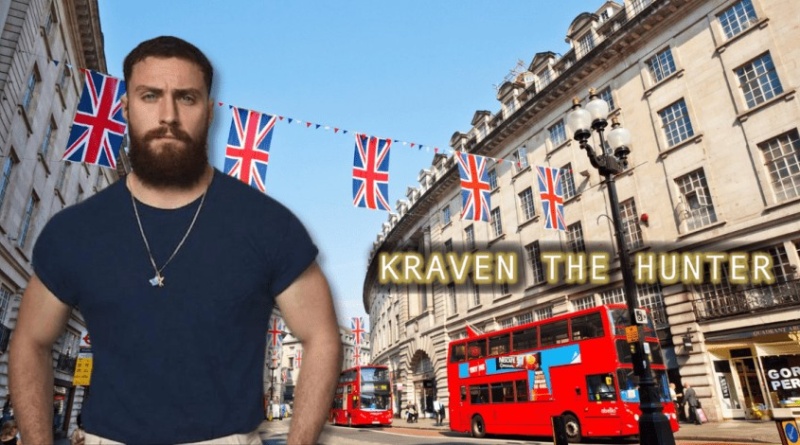 kraven the hunter filming in uk banner