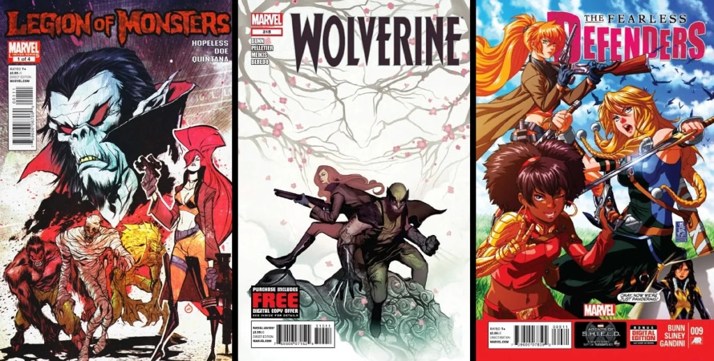elsa bloodstone covers 2000s legion of monsters wolverine defenders
