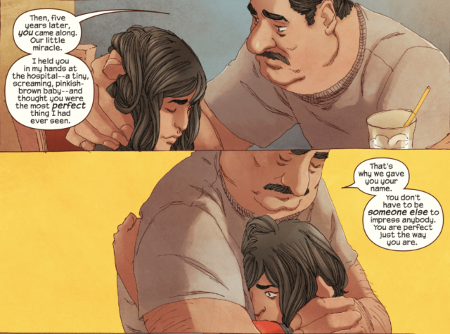 Ms marvel Kamala and father