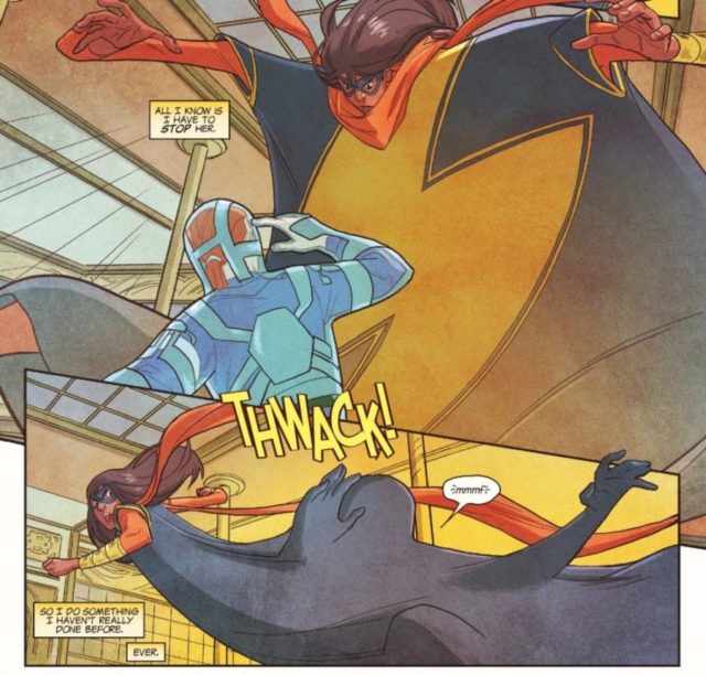 Ms. Marvel comics Thwack