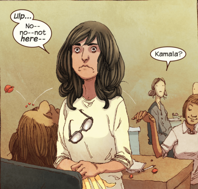 ms marvel comic panel not here