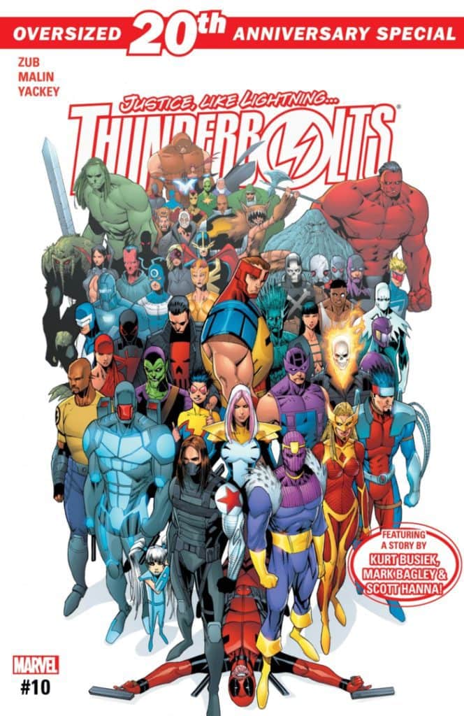 Thunderbolts group shot comics