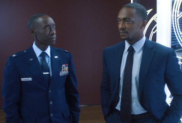 Rhodey and Sam Wilson in Falcon and Winter Soldier