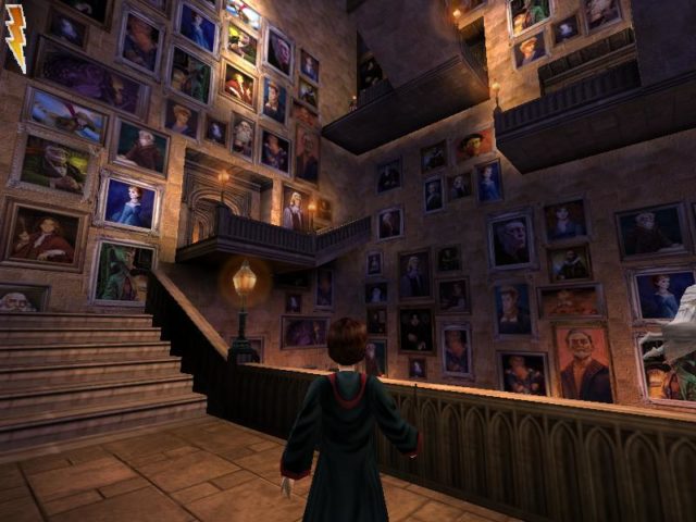 Grand Staircase in Harry Potter and the Chamber of Secrets