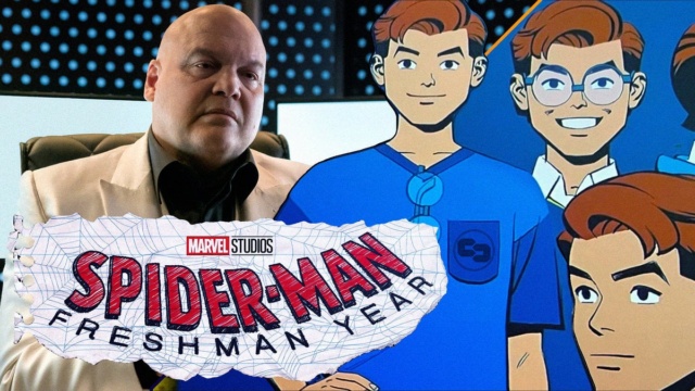 Animated characters from "Spider-Man: Freshman Year" TV series.