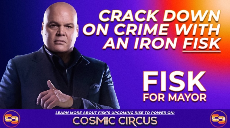 Kingpin Wilson Fisk mayor banner
