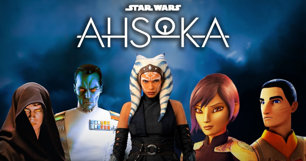 Star Wars Ahsoka characters from the popular sci-fi series.