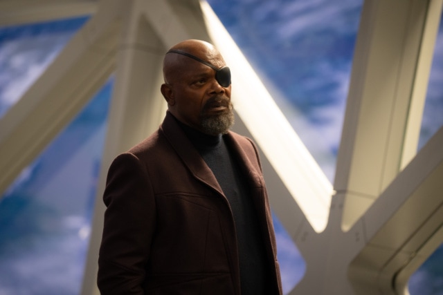 Samuel L. Jackson as Nick Fury in The Marvels (Disney/Marvel)