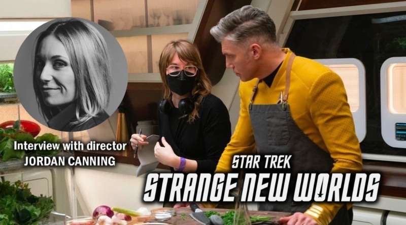 Jordan Canning Interview Strange new Worlds Banner copy