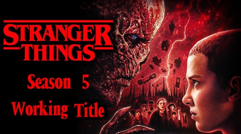 Stranger Things Season 5 Working Title Banner