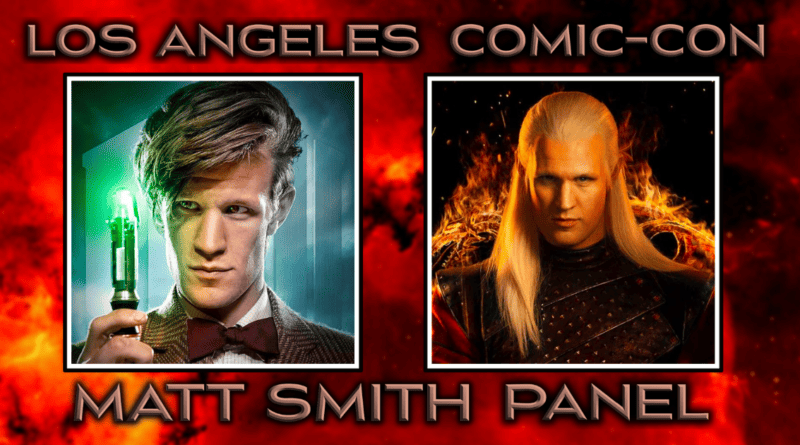Los Angeles Comic-Con Matt Smith Panel Banner