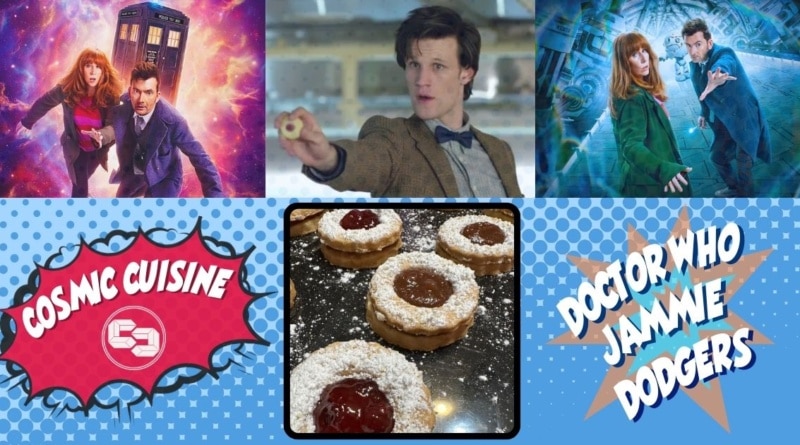 Doctor Who Jammie Dodgers Recipe Banner