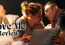 Love Me Review Banner Kristen Stewart and Steven Yeun. Image Courtesy of Sundance, Photo by Justine Yeung.