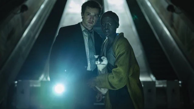 Joseph Quinn & Lupita Nyong'o A Quiet Place Day One. 