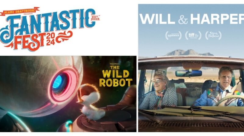 Will & Harper and The Wild Robot review banner Fantastic Fest 2024