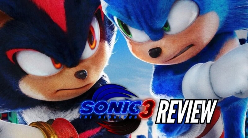 Sonic the Hedgehog 3 movie review banner