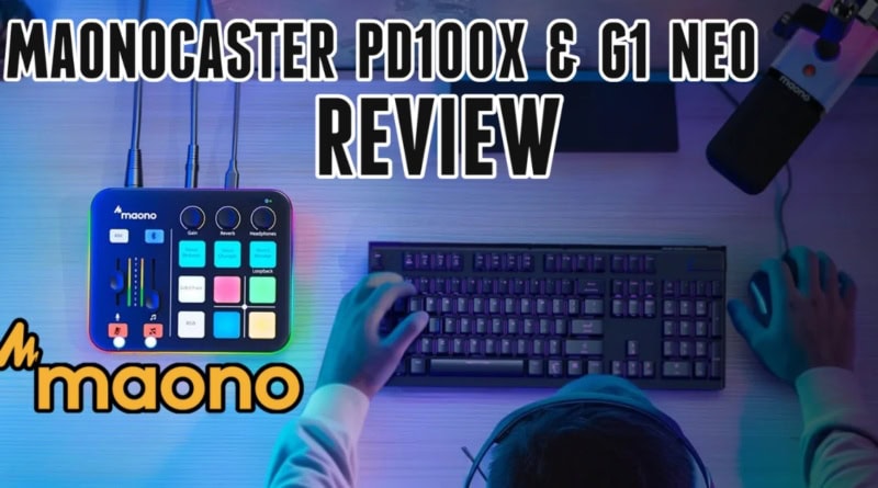 Maonocaster PD100X & G1 NEO Review Banner