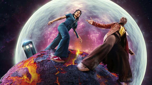 The Doctor and Belinda Chandra in 'Doctor Who' Season 2