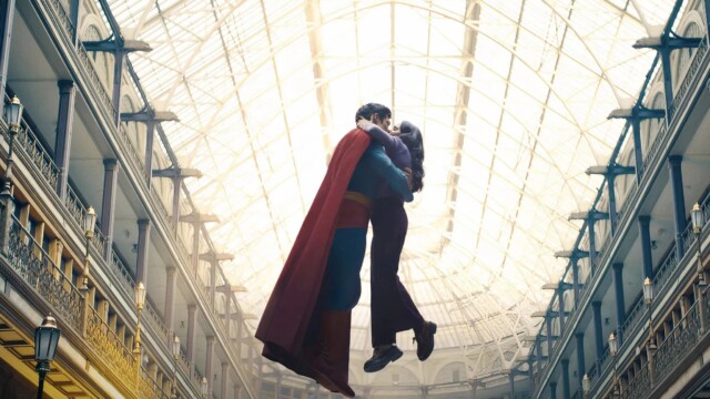 David Corenswet and Rachel Brosnahan as Superman & Lois Lane in 'Superman'