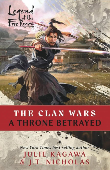 clan wars throne betrayed book cover legend of five rings