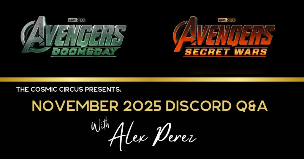 Avengers: Doomsday, Secret Wars Alex Perez Q&A banner