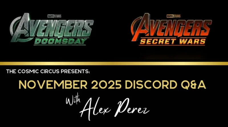 Avengers: Doomsday, Secret Wars Alex Perez Q&A banner