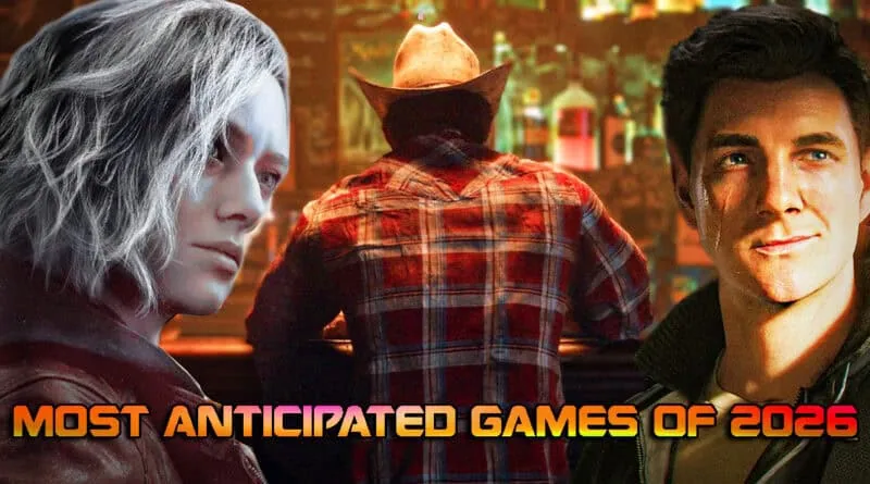 Most anticipated video games of 2026 banner Resident Evil, Wolverine, GTA
