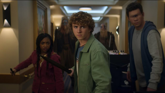 Annabeth, Percy & Tyson in 'Percy Jackson and the Olympians' Season 2