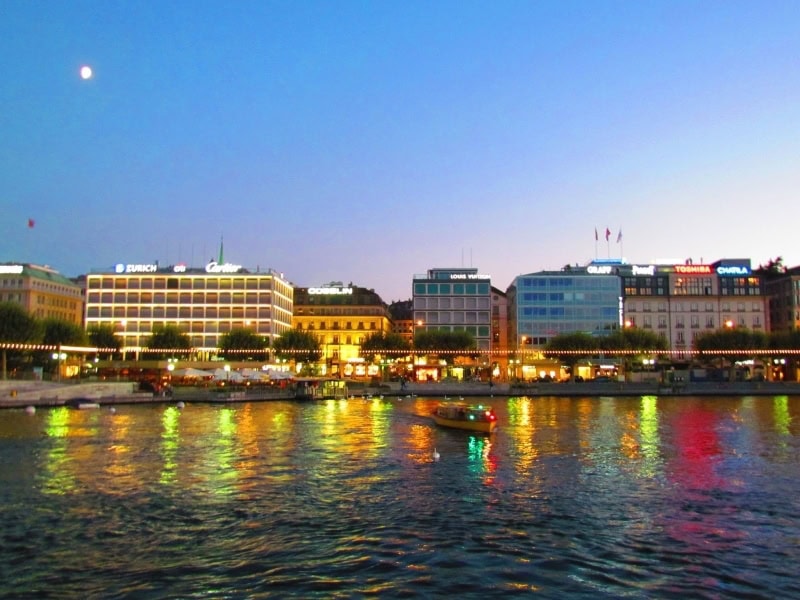 thành phố lên đèn