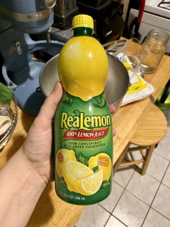 image of ReaLemon lemon juice used for royal icing recipes 