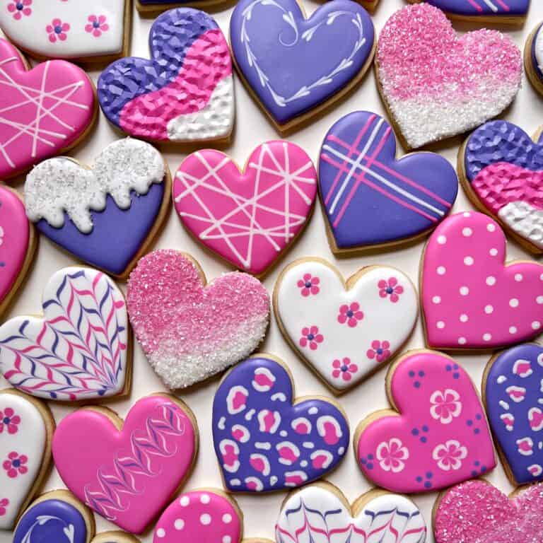 Easy Valentine's Day Cookies ~ 12 Easy Heart Cookies