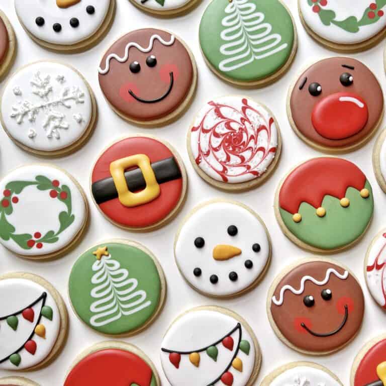 Easy Circle Christmas Cookies