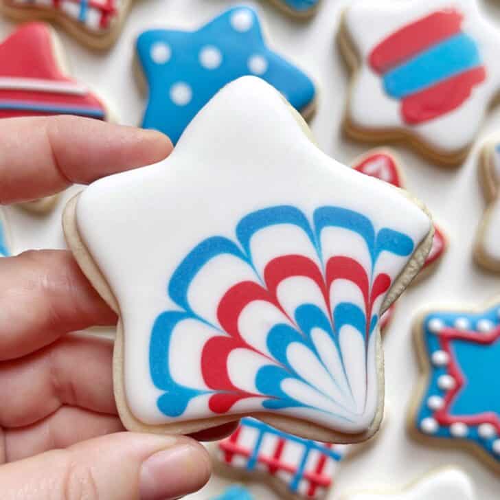 4th of July Cookies ~ 12 Patriotic Star Cookies