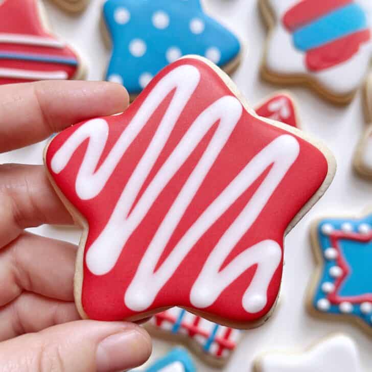 4th of July Cookies ~ 12 Patriotic Star Cookies