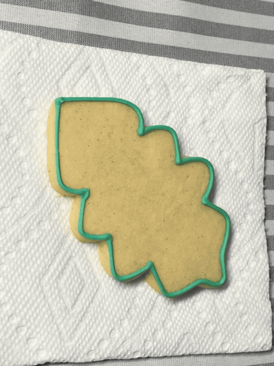 wheat sugar cookies decorated with royal icing